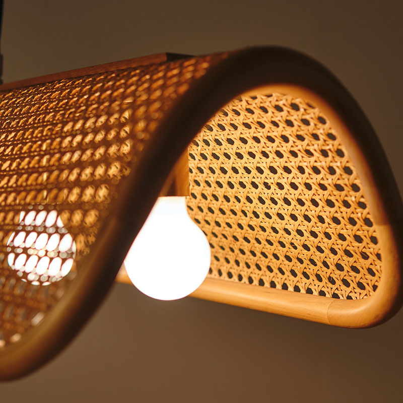 RATTAN PENDANT LAMP(4灯）