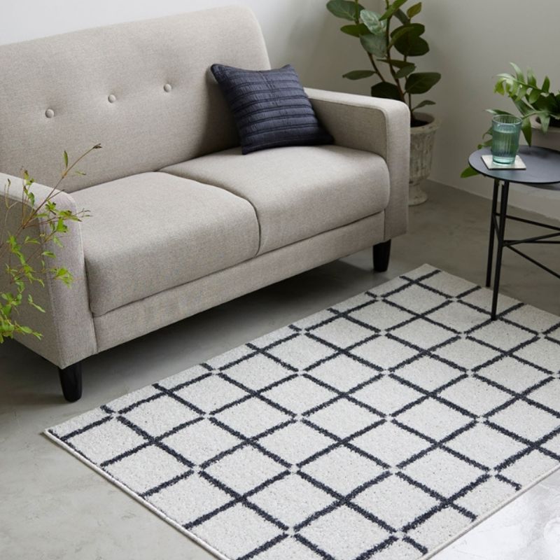 青白ライオネル微高レート オセロ ラグ（選べる3サイズ） | DOUBLEDAY ONLINE SHOP