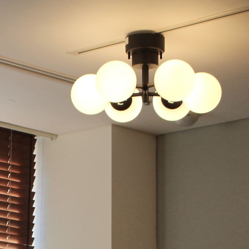 TINY GLASS シーリングランプ6灯