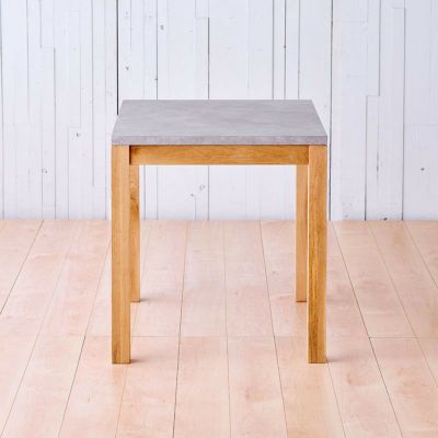 モルタル天板のカフェテーブル【ハンドメイド家具】 モルタル天板のカフェテーブル【ハンドメイド家具】 KANADEMONO】職人