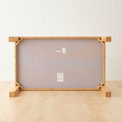 幅120cm/140cm] PATNAモルタル調天板テーブル（布団レスヒーターなし） | DOUBLEDAY ONLINE SHOP