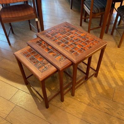 ネストテーブル BRAMIN デンマーク チーク き35