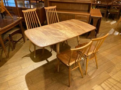 【Ercol】アーコールスクエアドロップリーフテーブル アーコール スクエア ドロップリーフ テーブル Ercol Square
