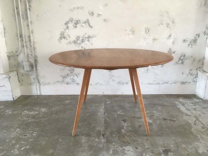 アーコール オーバル ドロップリーフ テーブル Ercol Oval Drop