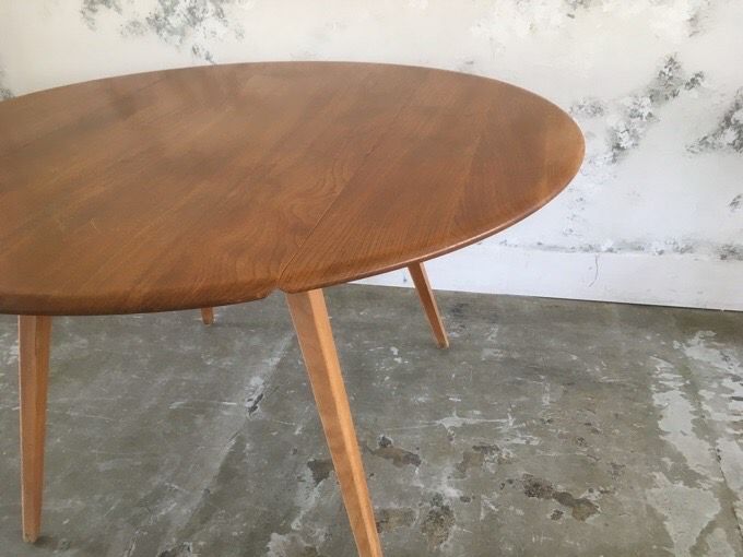 アーコール オーバル ドロップリーフ テーブル Ercol Oval Drop
