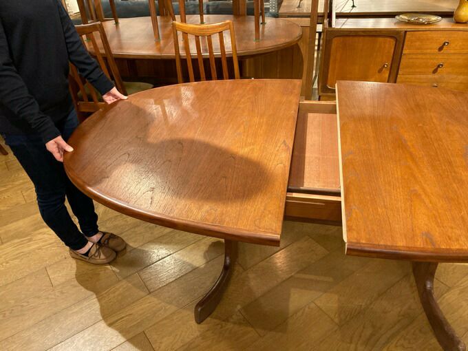 ジープラン オーバル エクステンション ダイニング テーブル G-Plan Oval EX Table / 2Legs | DOUBLEDAY  ONLINE SHOP