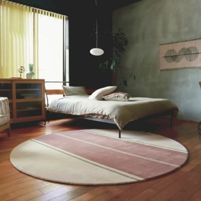 円形のラグ｜ダブルデイ｜カーペット・じゅうたん｜おしゃれ