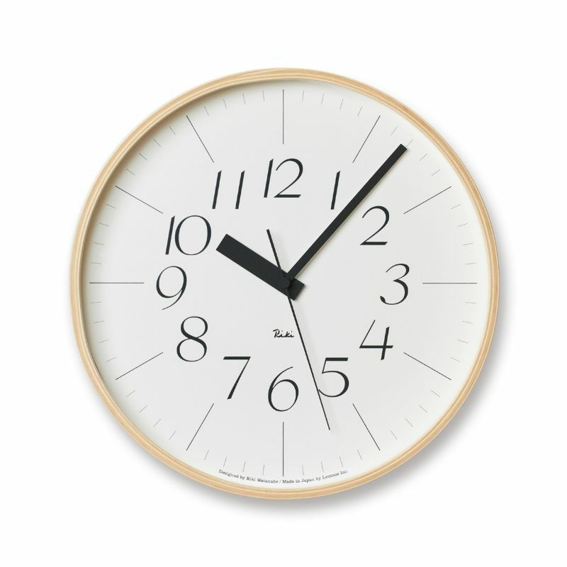 RIKI CLOCK (細字タイプ/電波時計)